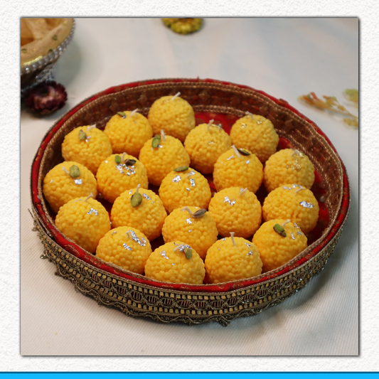 Set of 6 Sweet Laddu Candle – 100% Soy Wax, Fragrant & Unique